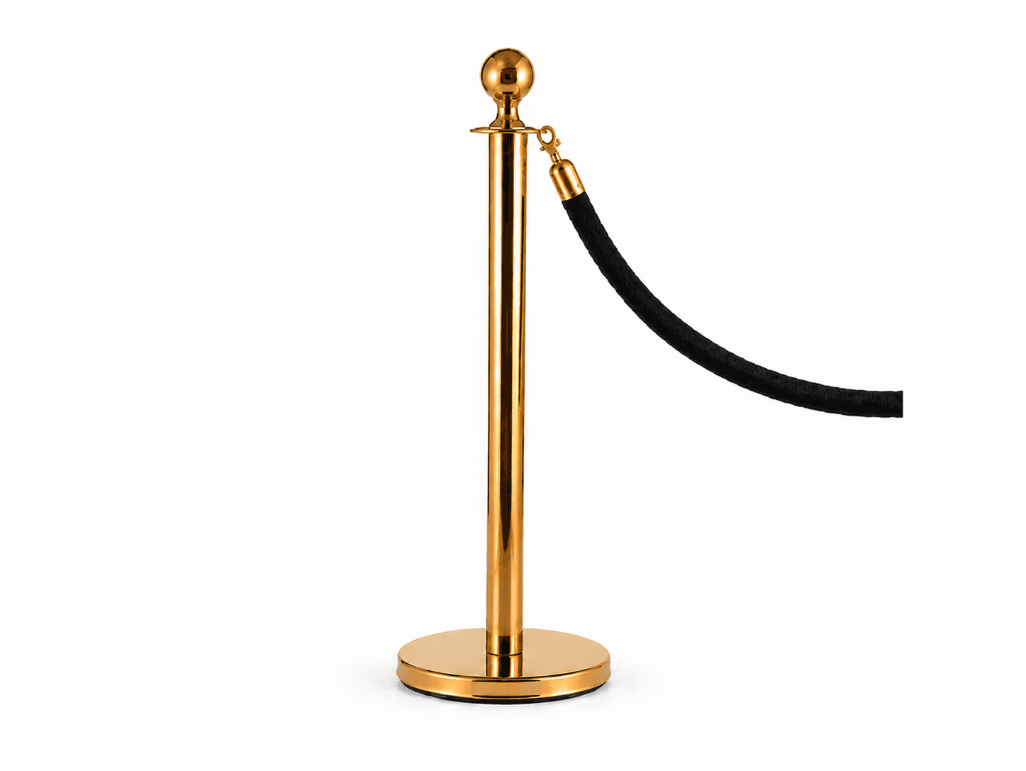 Replica Gold Rope Stanchion
