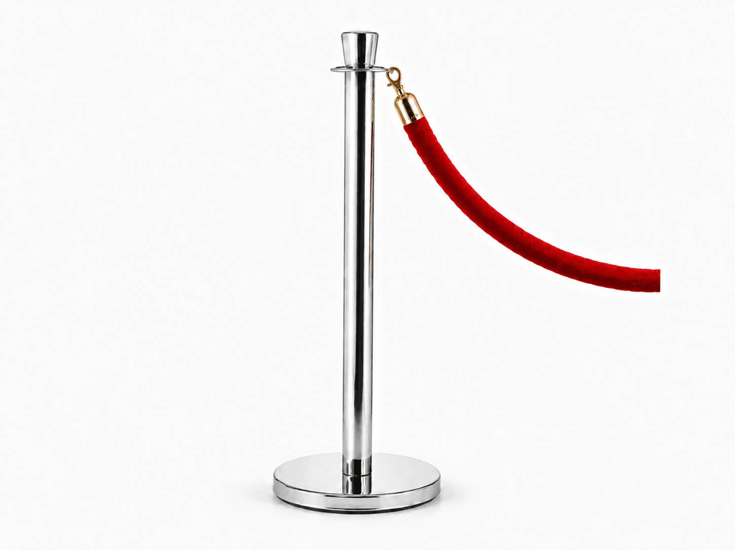Replica Silver Rope Stanchion