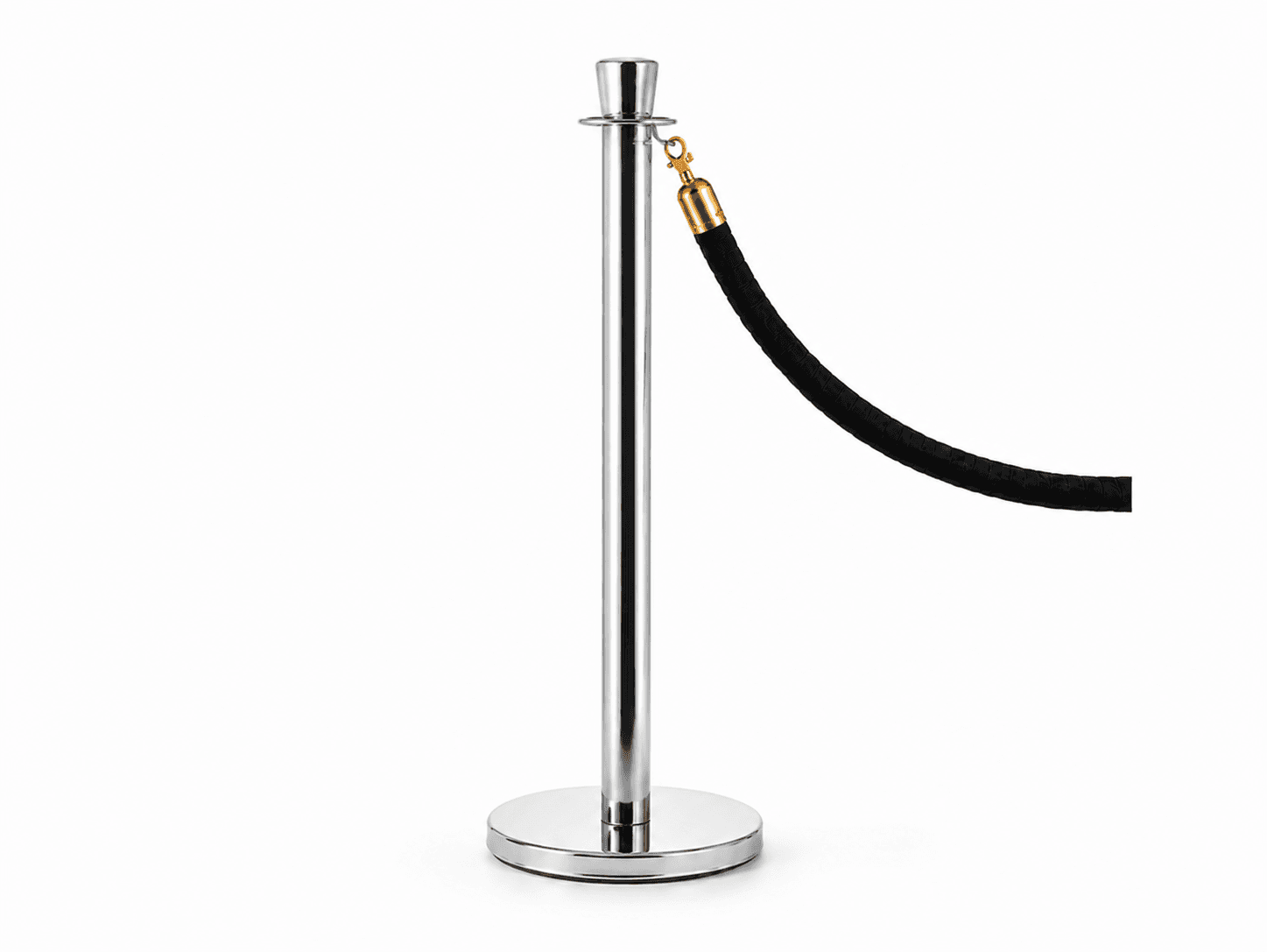 Replica Silver Rope Stanchion