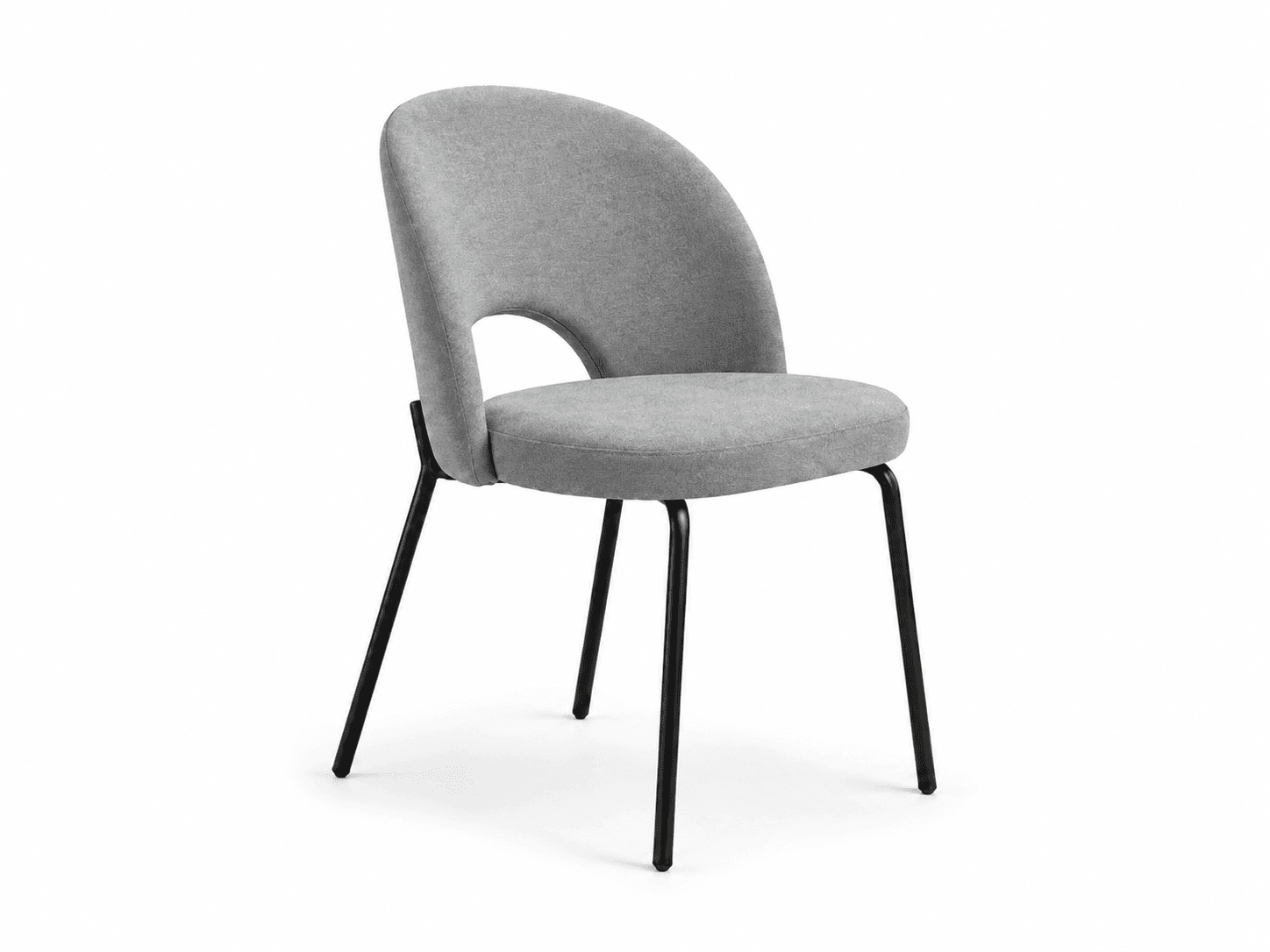 Replica Upholstered Dining Chair Gray