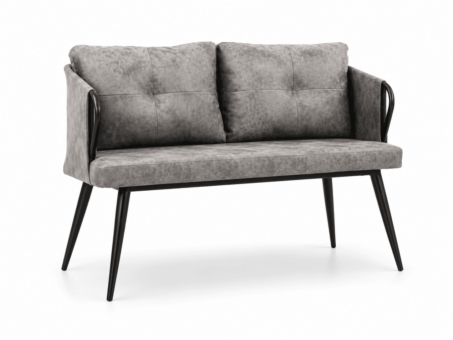 Replica Scandinavian 2-Seater Sofa Grey