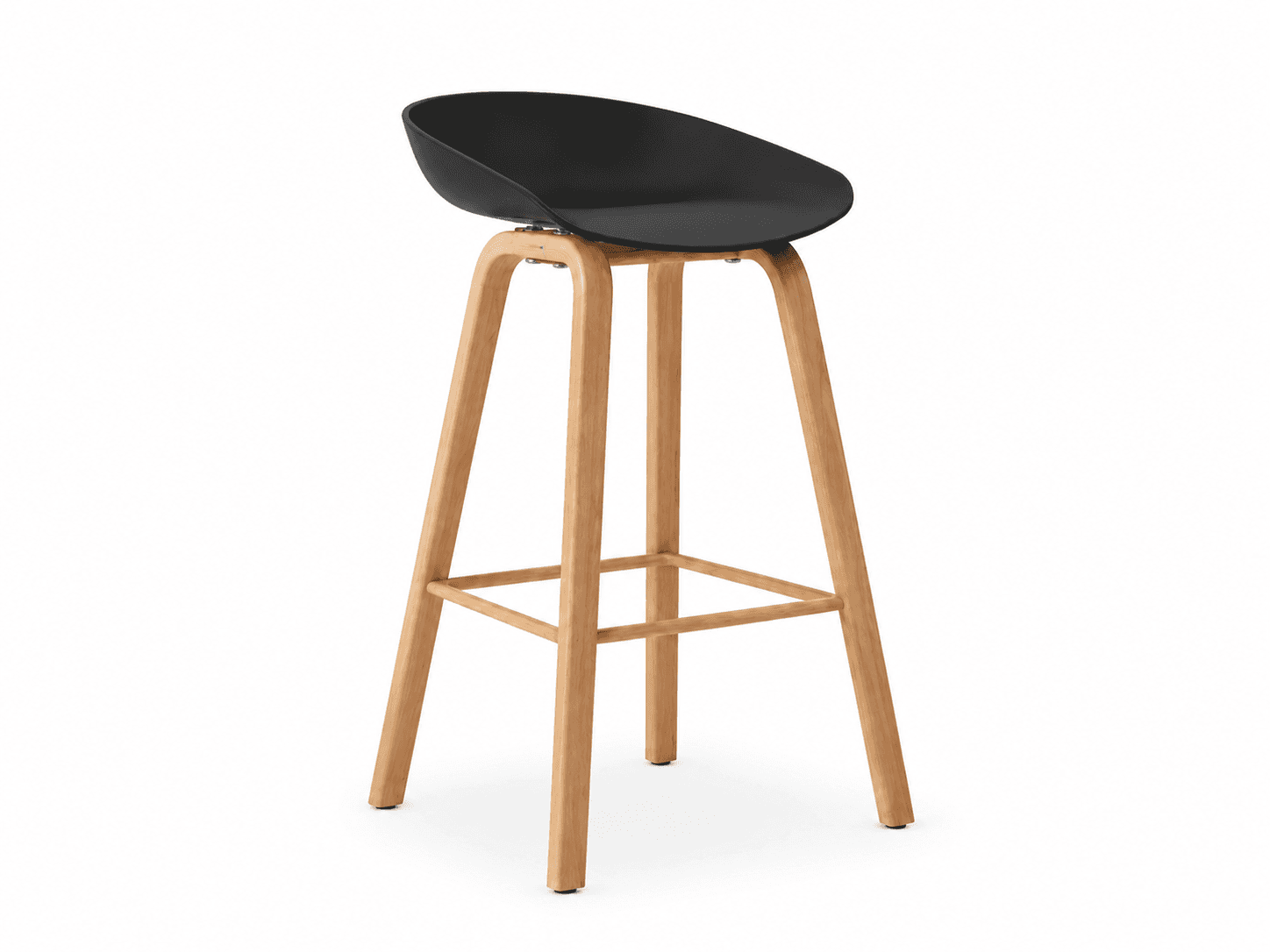 Replica Nordic Bar Stool Black